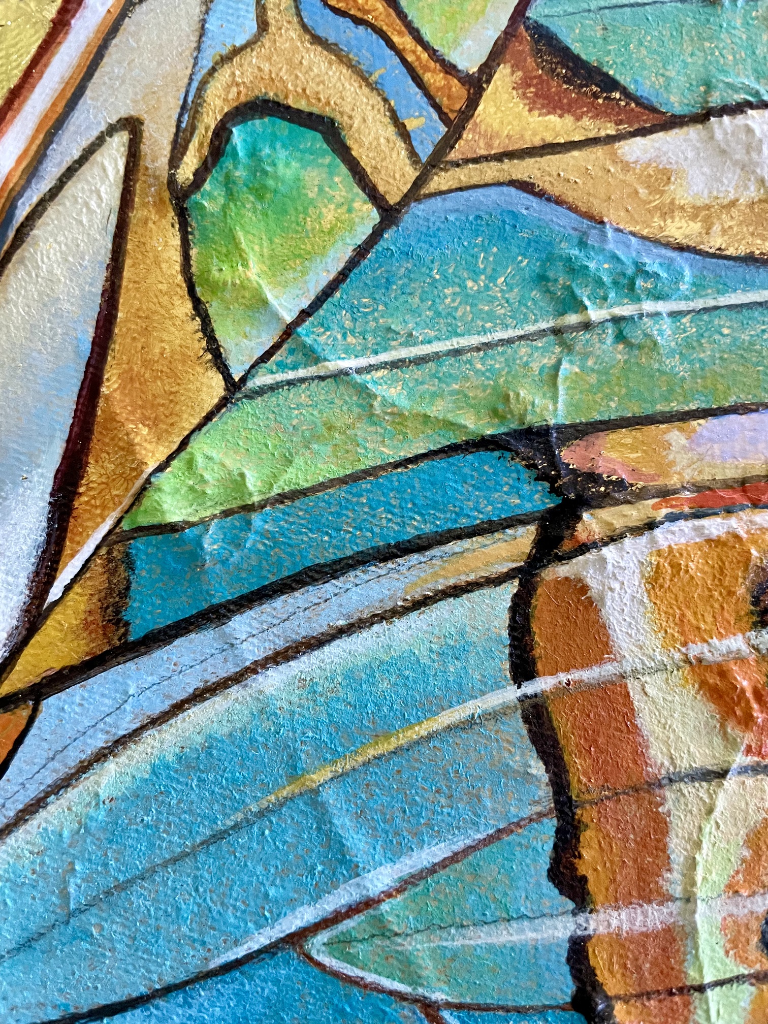 Malachite Wings - A New Original Painting (SOLD) - Image 6