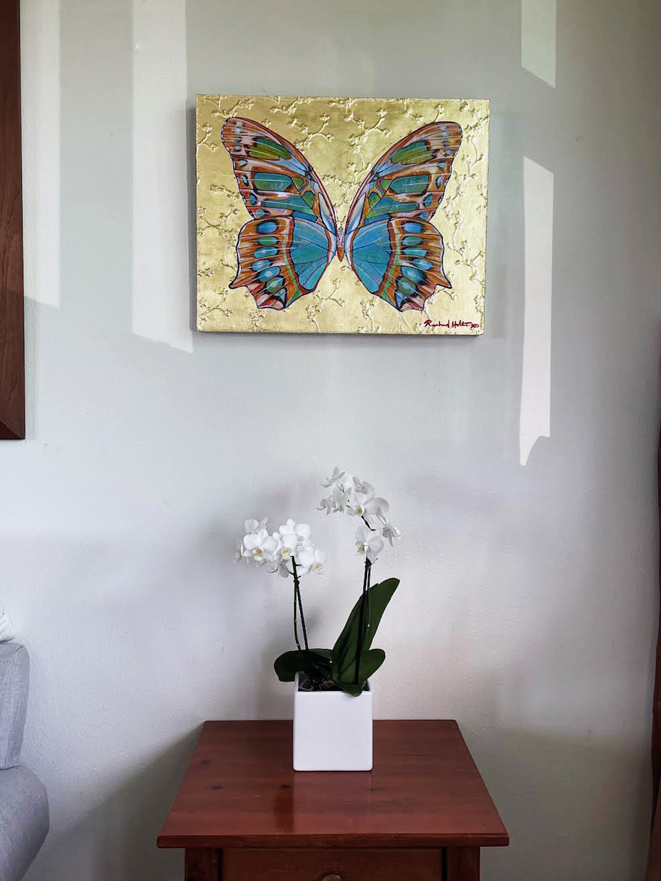 Malachite Wings - A New Original Painting (SOLD) - Image 2